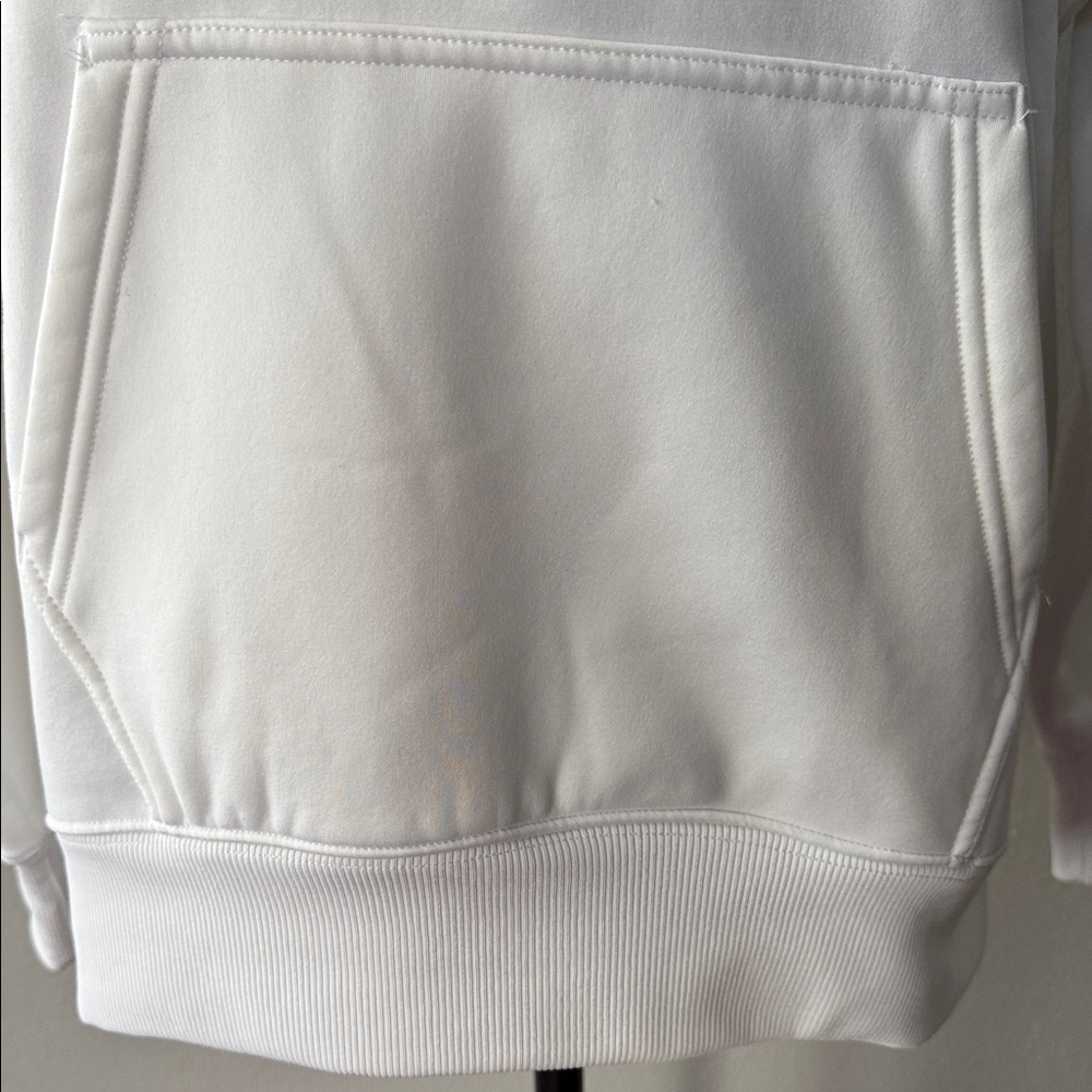 Nike White Hoodie with Black Swoosh ( unisex) - Picture 8 of 11